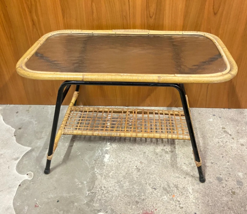 ترابيزه رئيسيه من البامبو والميتال 3