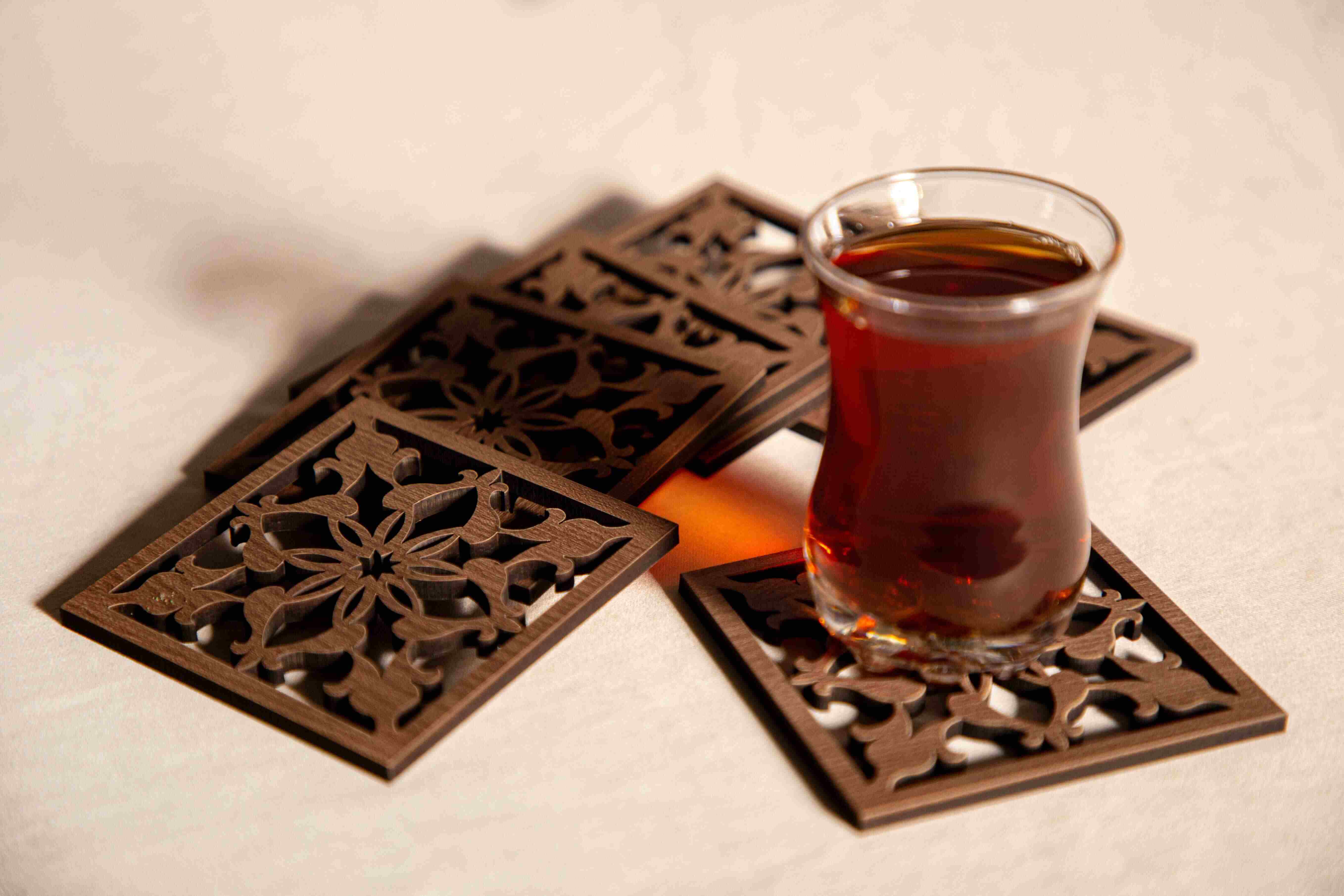 Afghan Coasters - Set of 6 0