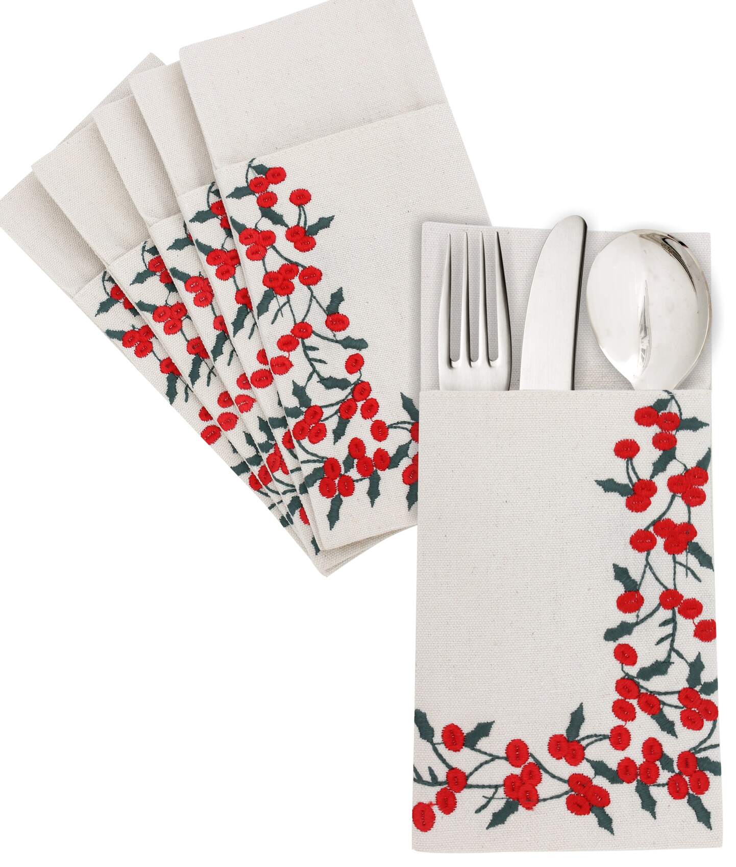 Berry Bliss Cutlery Sleeve Set image
