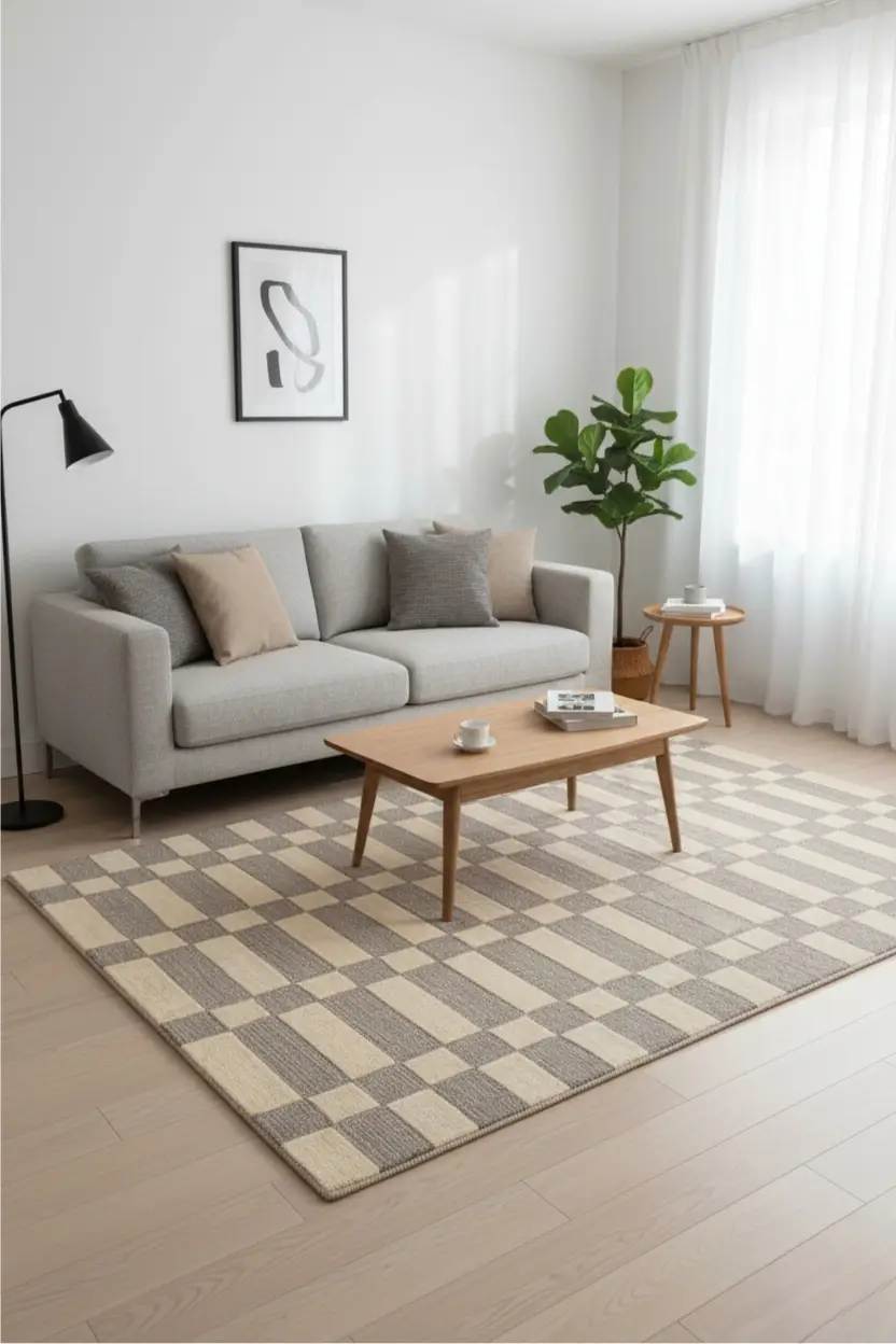 Parallel Grand - Hand Tufted rug 2