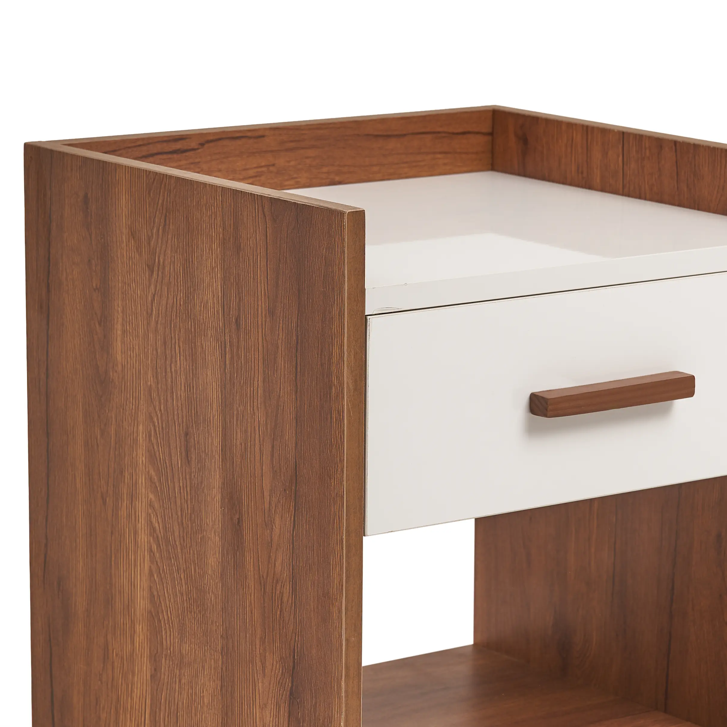 Nefer Laminated Wood Nightstand 2