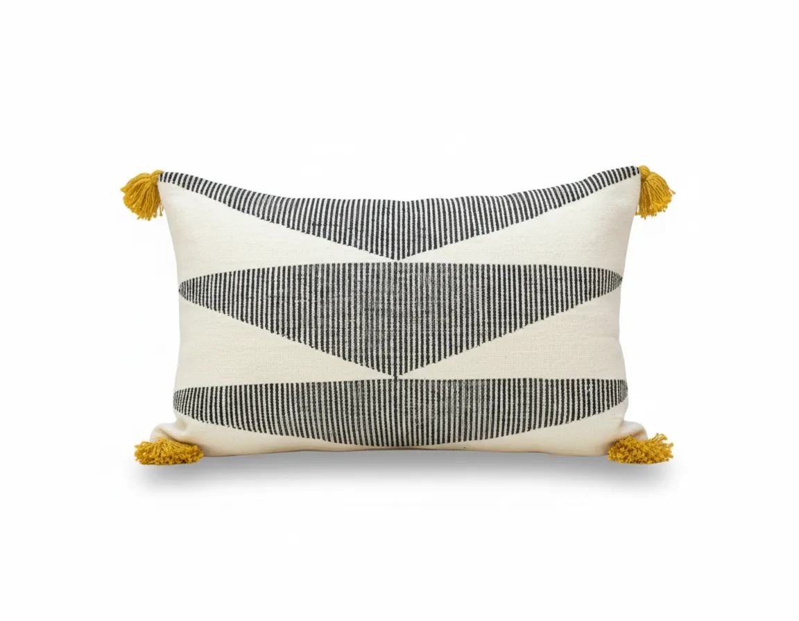 Black Cascade Cushion 0