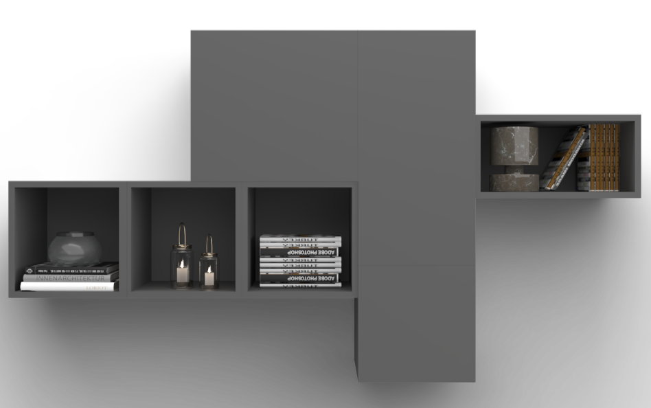 Cube wall unit 1