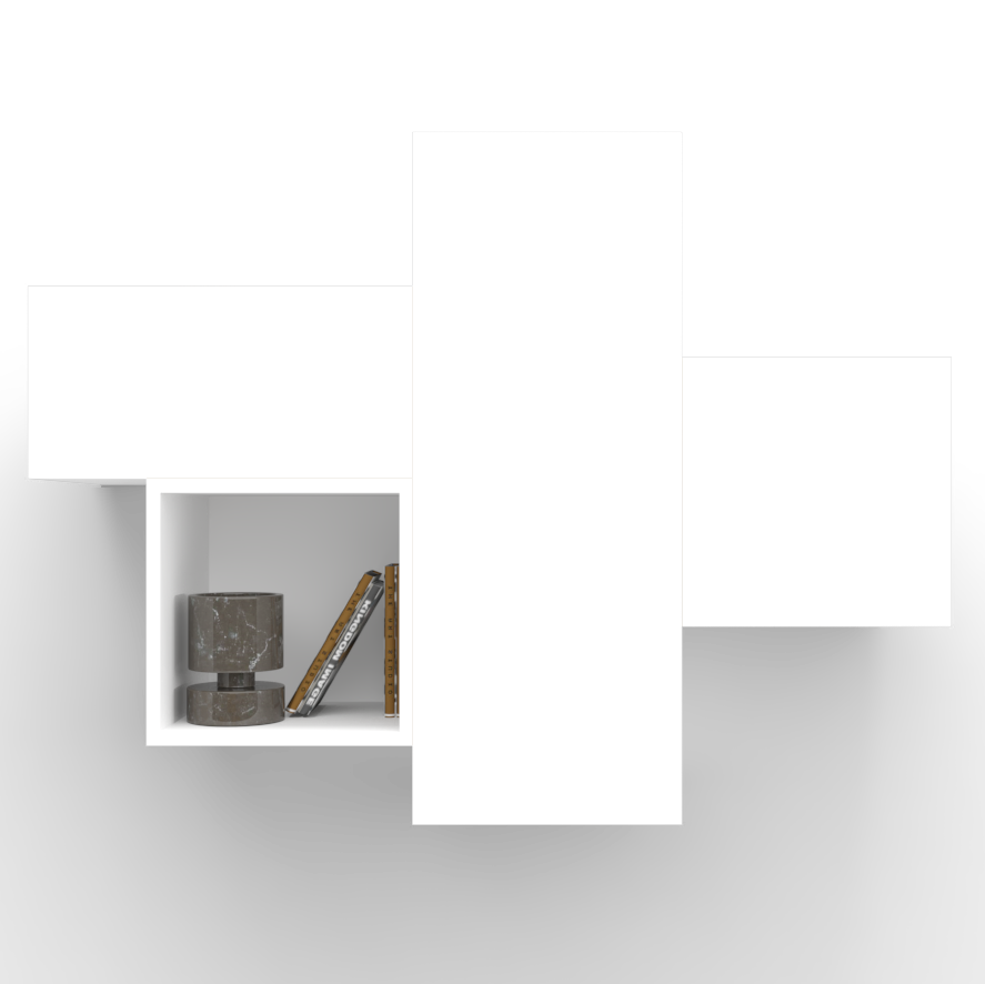 Cube wall unit 3