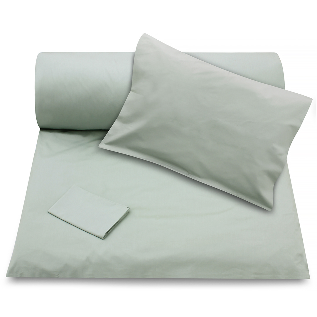 Jade Green Duvet Cover + Pillowcases (350 TC) 0