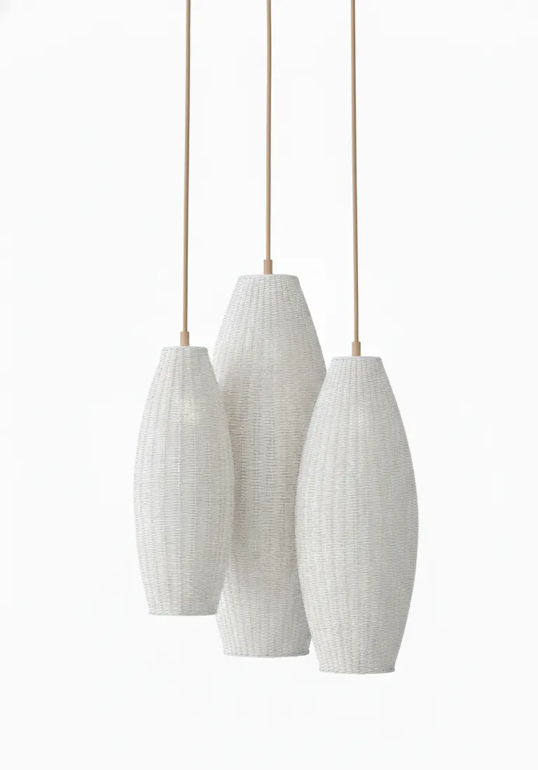 Sprout Bamboo Pendant - Set of 3