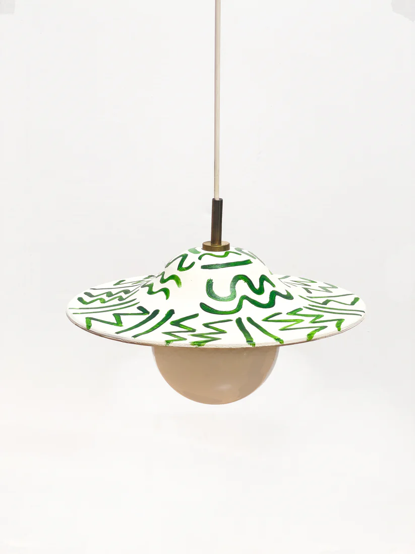 Green Etching Pendant 0