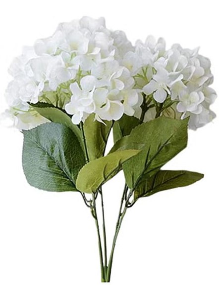 Artificial European Eucalyptus with White Flowers 0