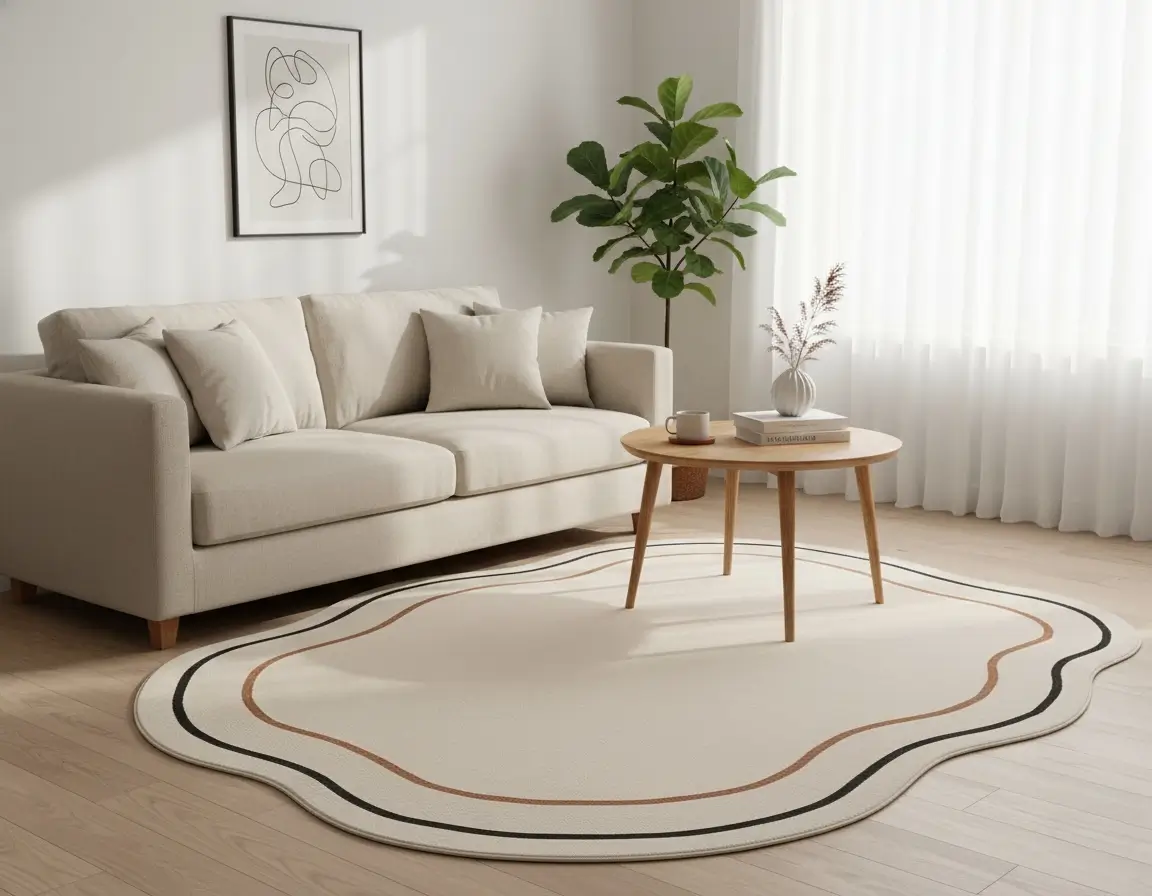 Organic Hand-Tufted Rug 1