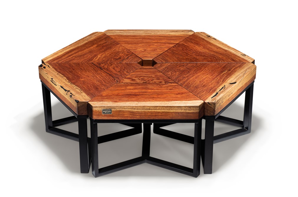 Bubinga tables set 0