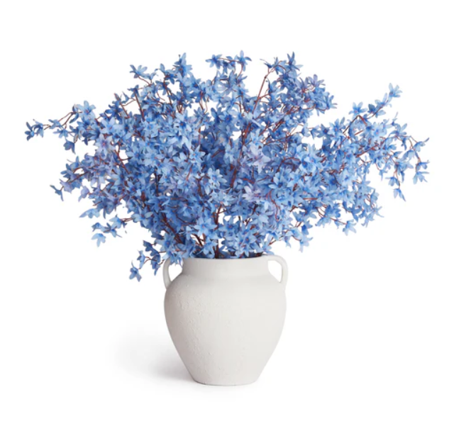 Chinese Rice Pot - Off white with Flowers 0