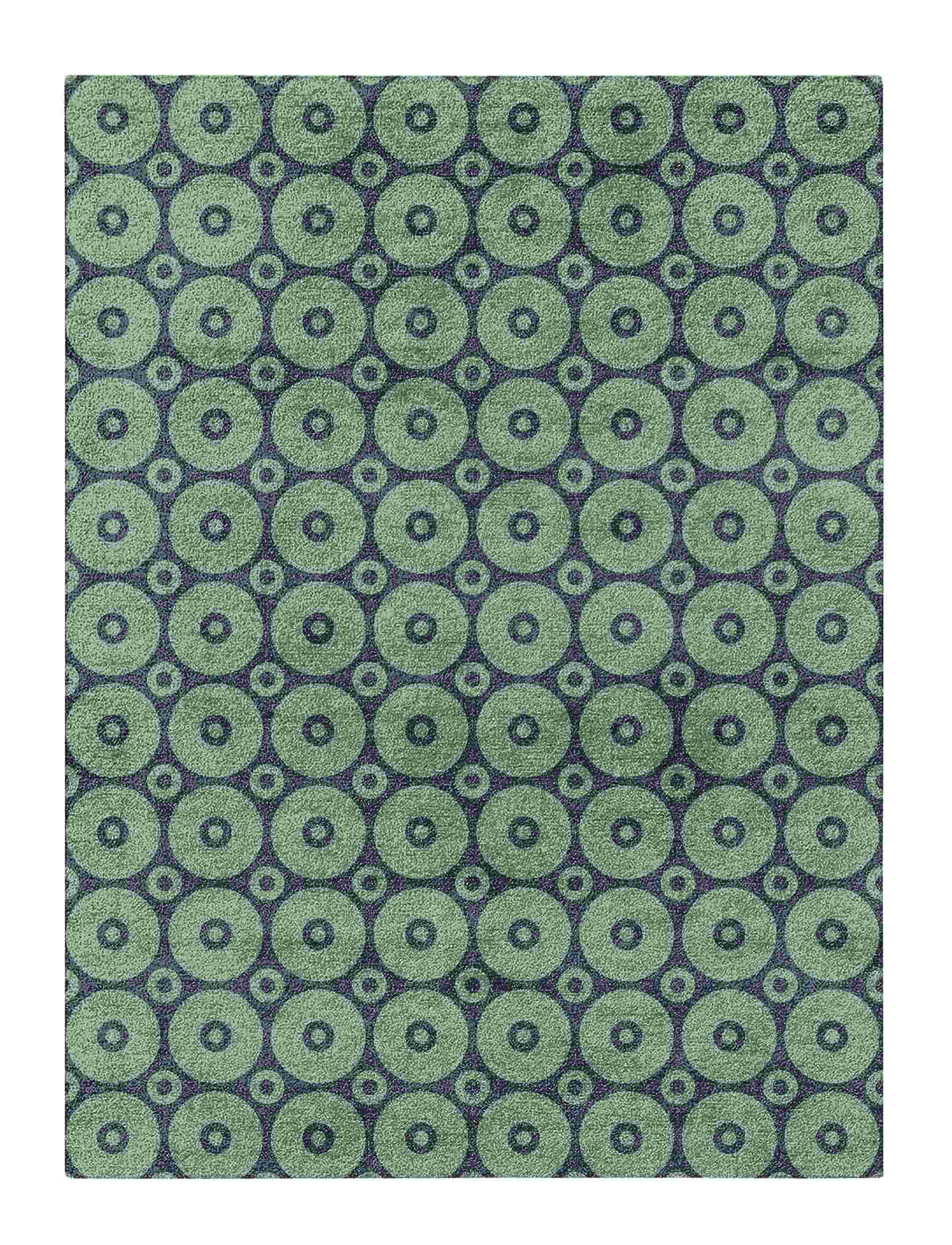 Eccentric Rug - Unique Blend of Geometric Wool and Viscose 2