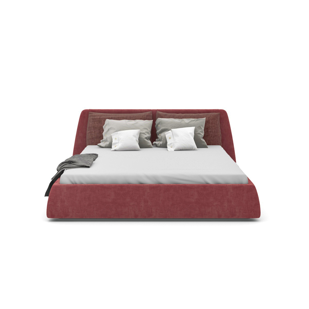 Waly Fully Upholstered Bed - Hippo 162 6