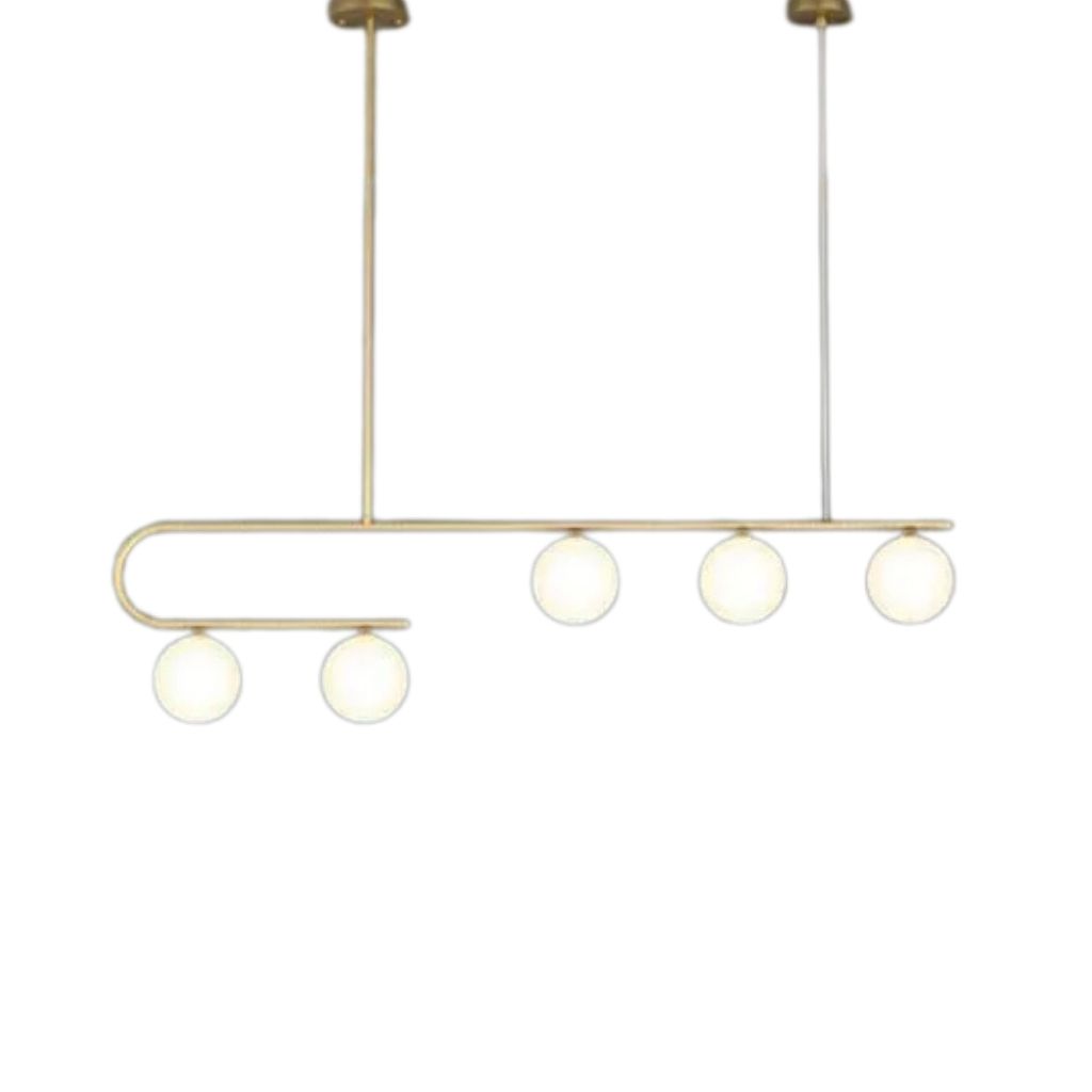 Gold And White Ceiling Lamp - YL756 0