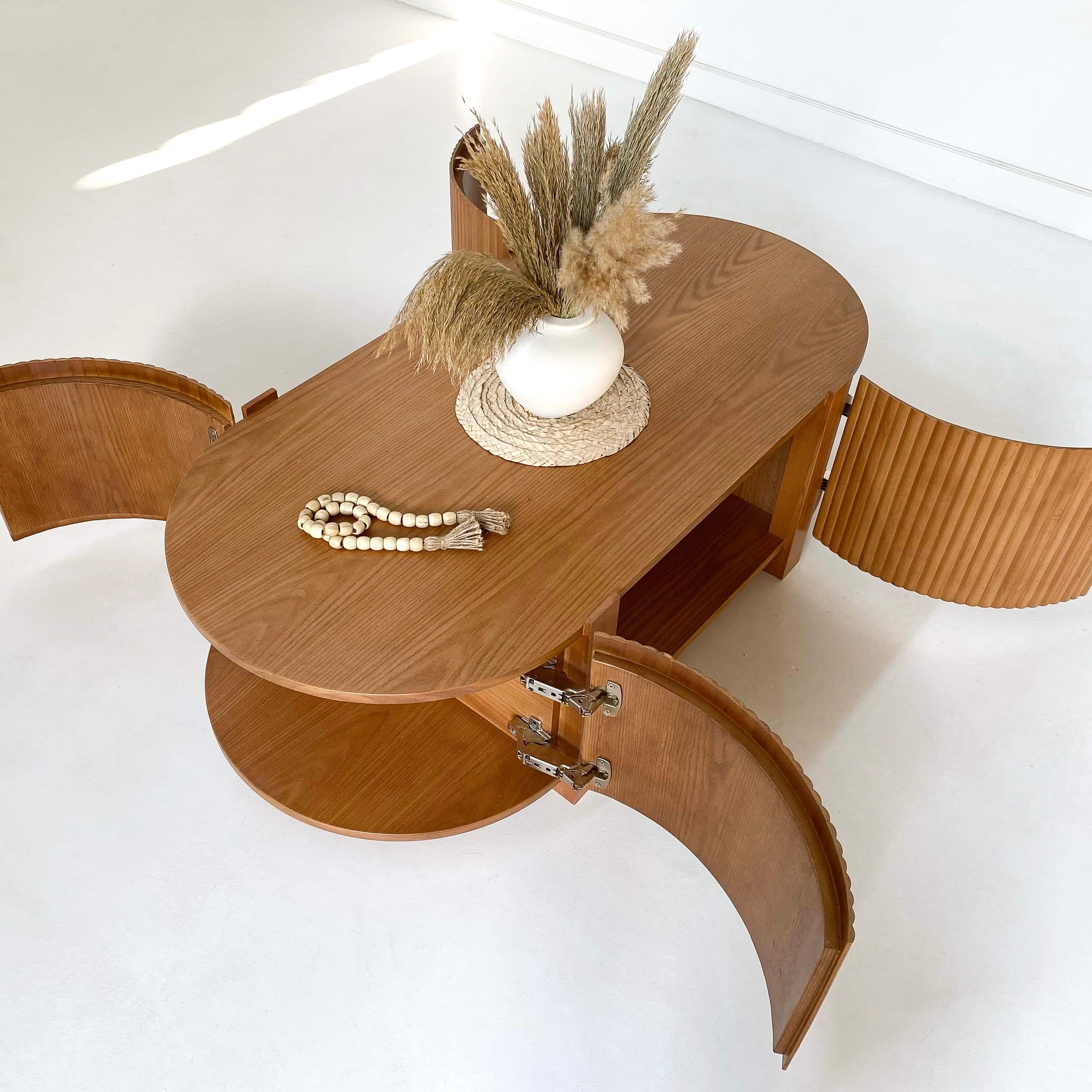 Fluted Door Table 2