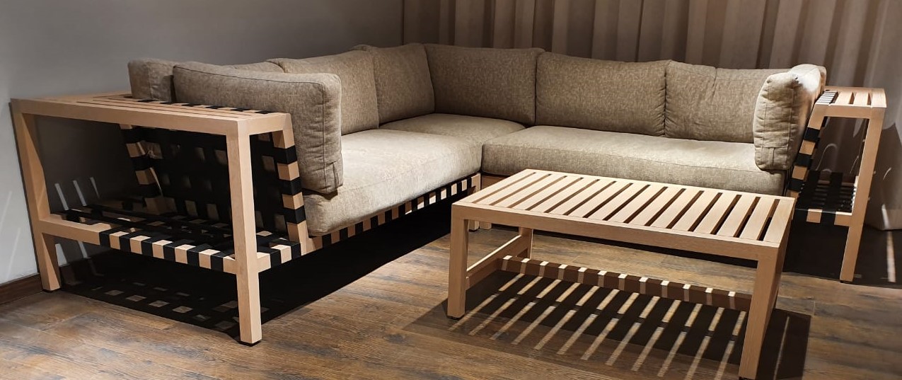 Hoopoe Outdoor L-shaped sofa 0