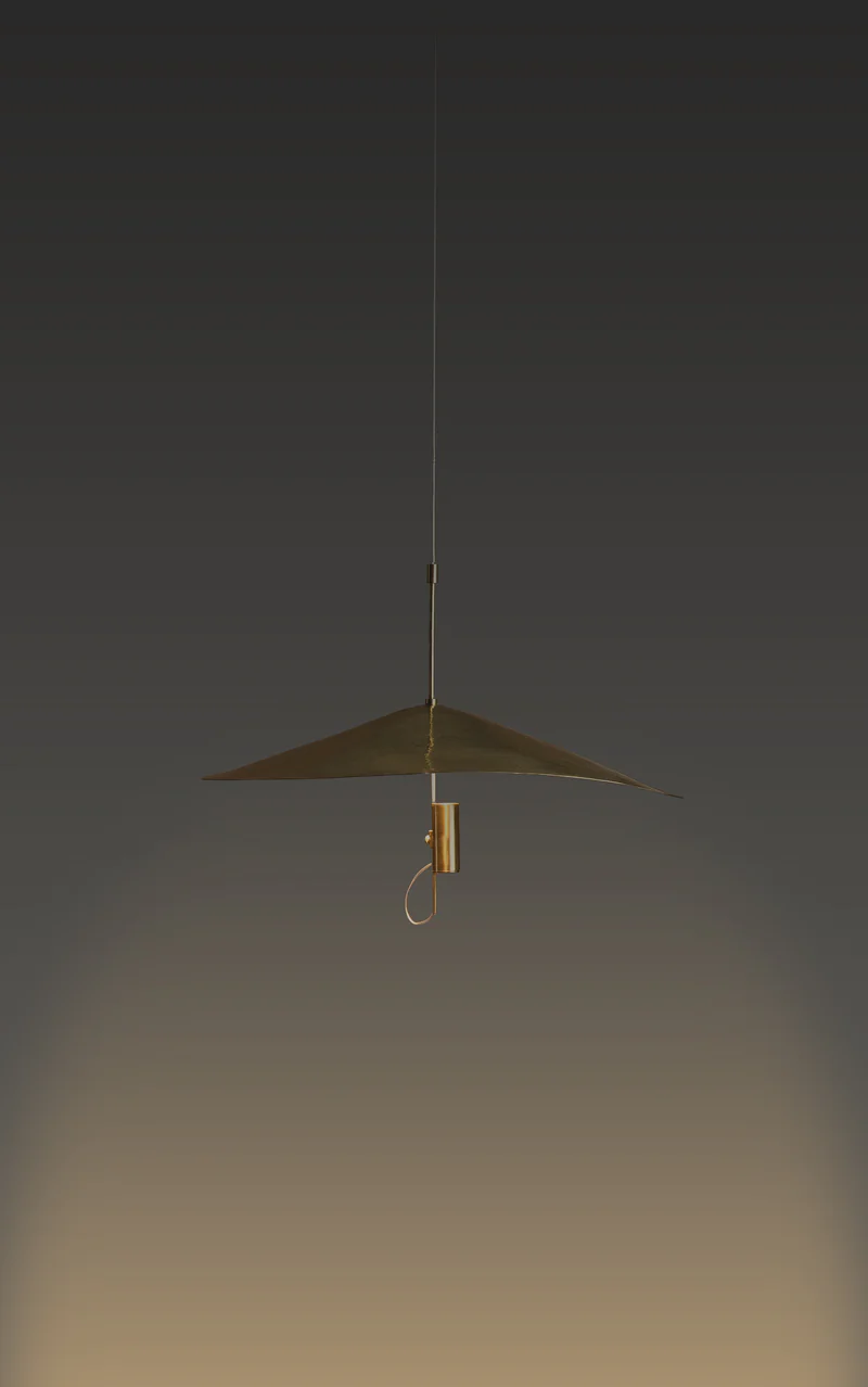 Float Suspension - Hammered Brass 2