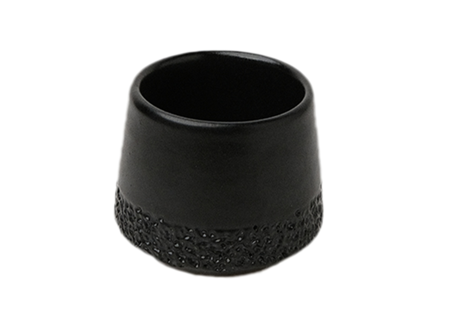 Ashes Black Pottery Espresso Cup 0