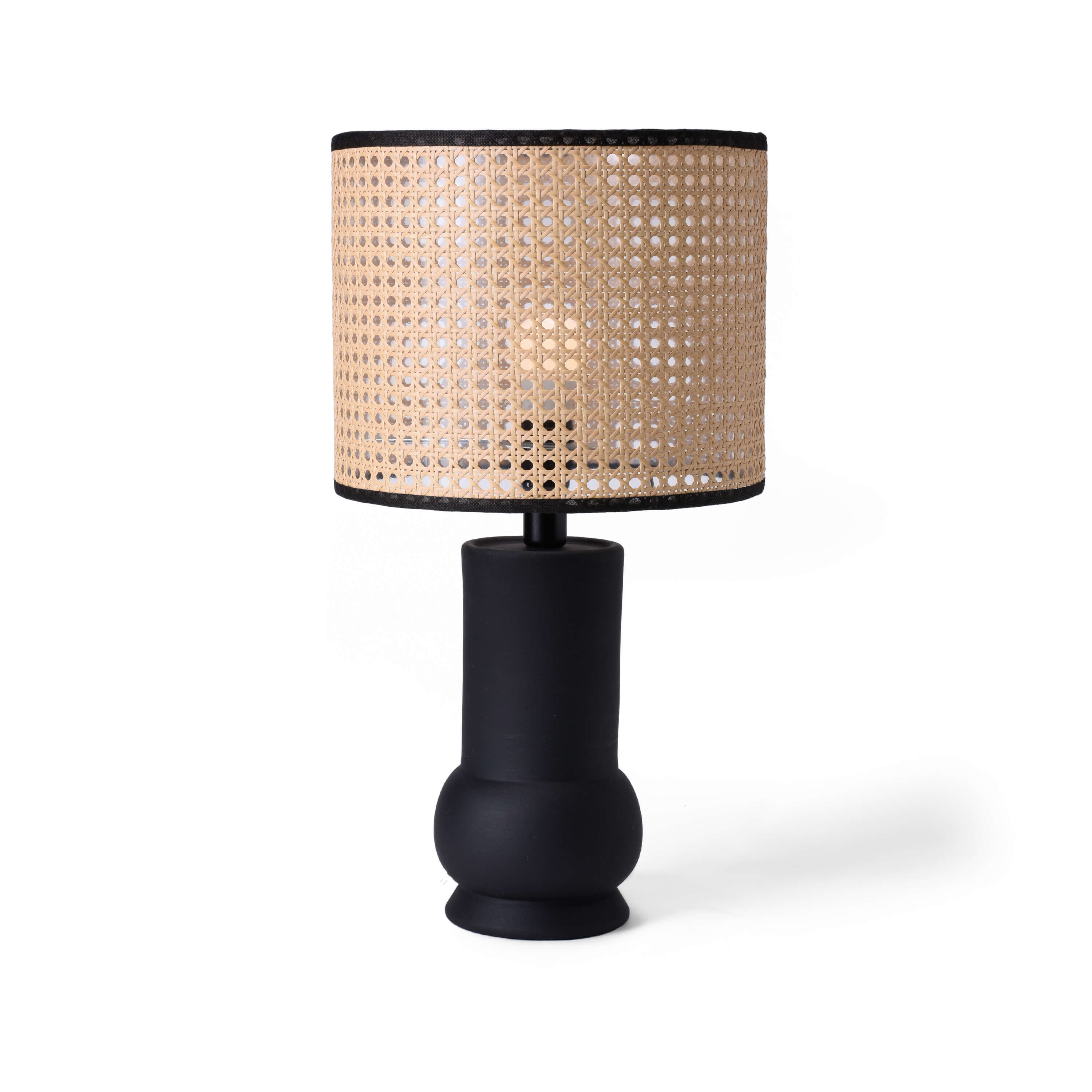 Black bambo Isla table lamp 0