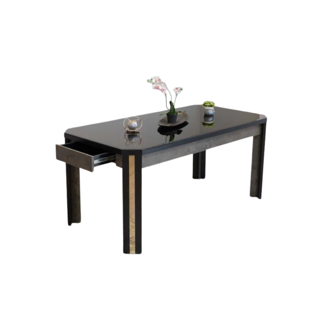 Spark Dining Table With Built-in Storage Drawer 0