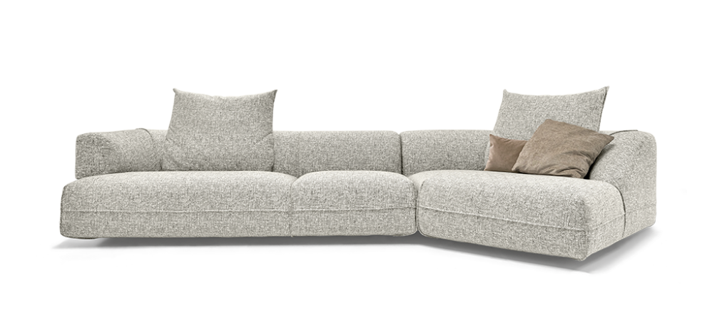 Curved L-shape Sofa 0