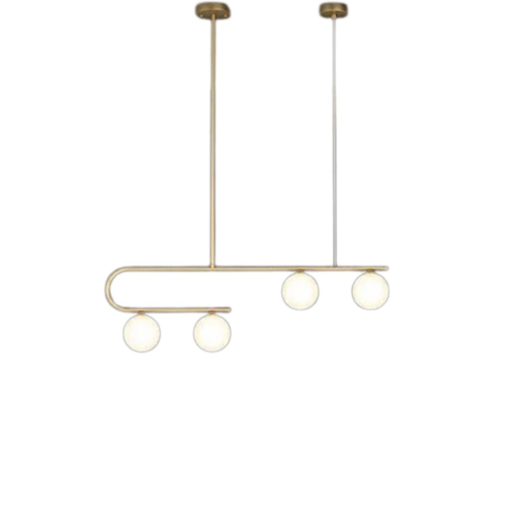 Gold And White Ceiling Lamp - YL755 0