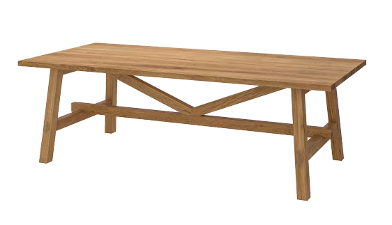 Darcie Solid Wood 10-Seater Dining Table 0