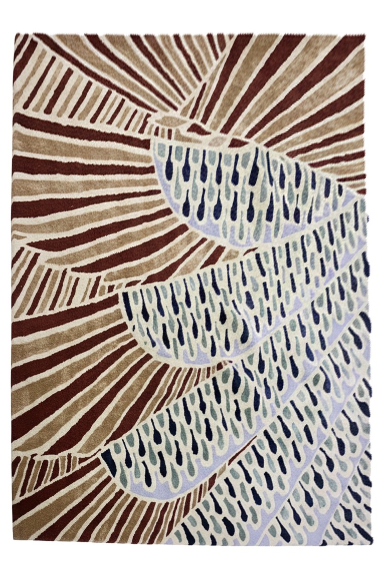 Kyra Hand-Tufted Wool Blend Rug 0