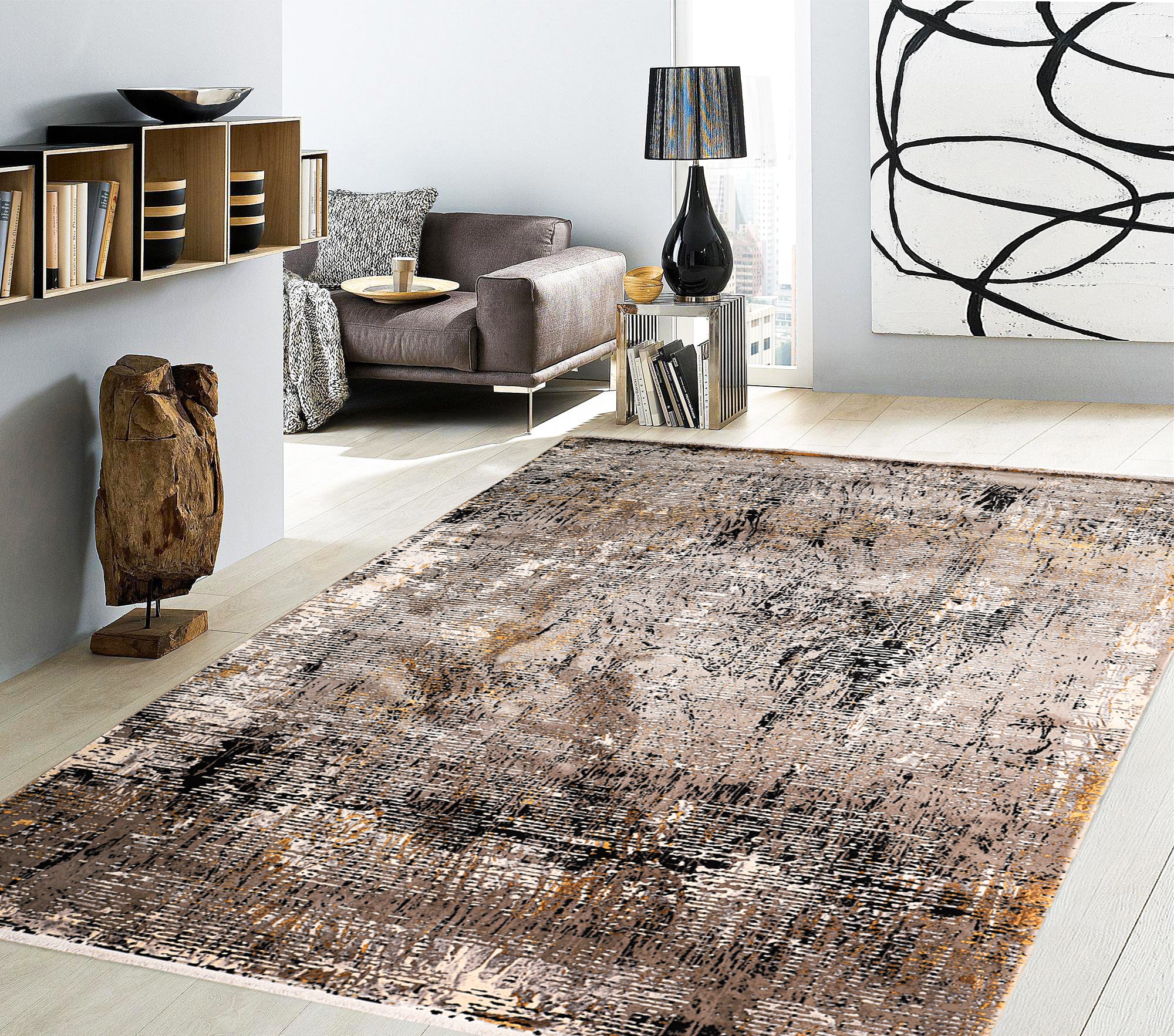 Caitlyn Turkish Bamboo Silk Rug 3