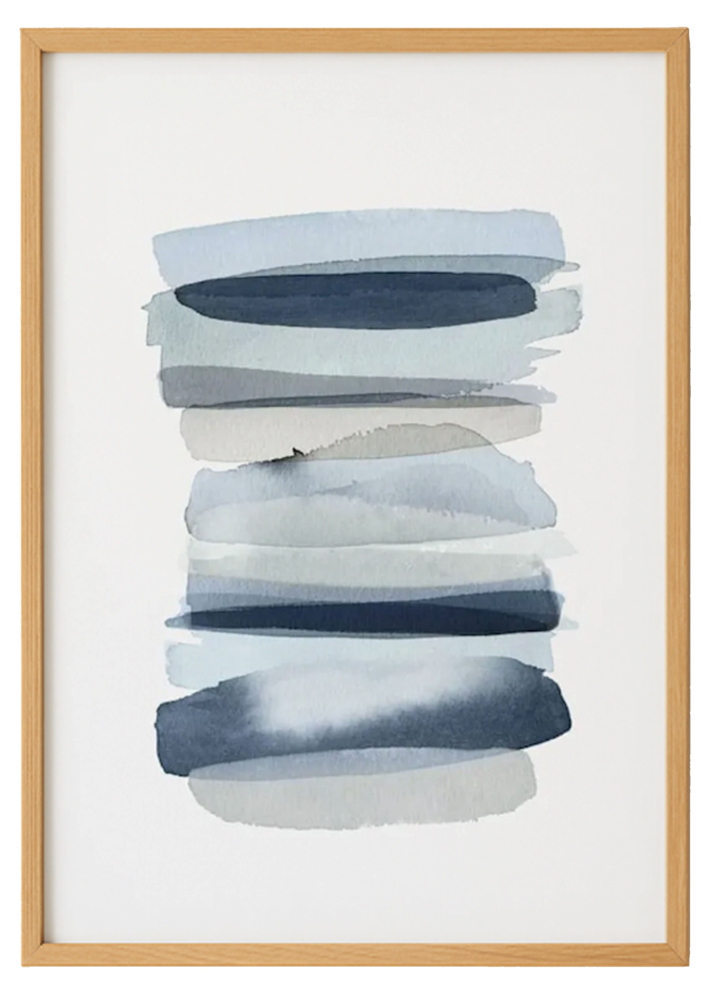 Abstract Blue Watercolor 0