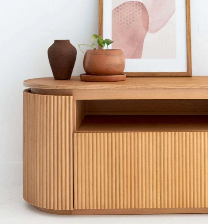 Merit TV Unit - Storage Units & Shelves - Durable Wood 3