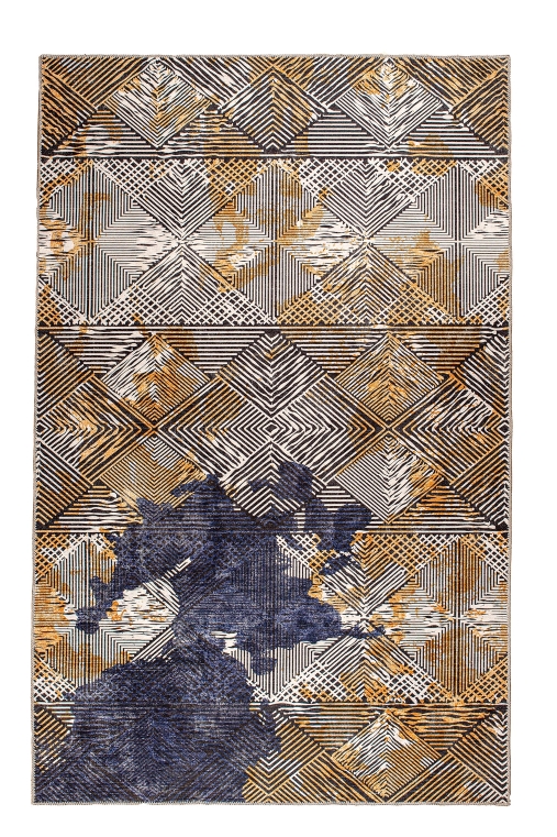 Arazia Digital Woven Rug – Graphic Edge and Luxe Texture 0