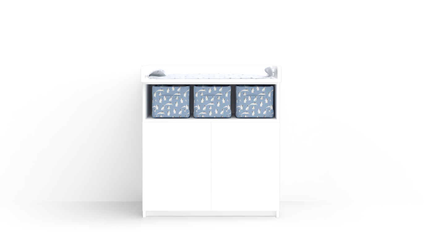 Meda Convertible Changing table (Hinged doors) 5