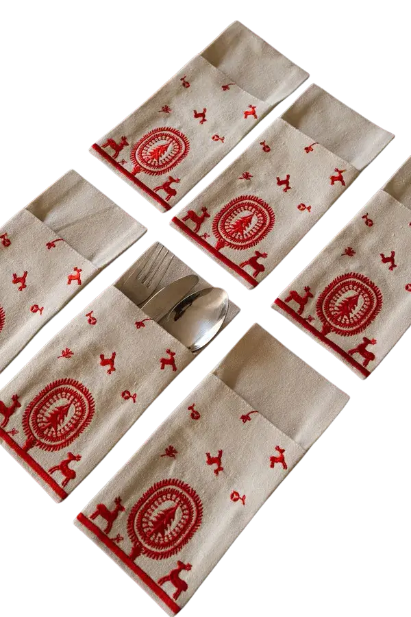 Deer Garden Cutlery Holder Set 0