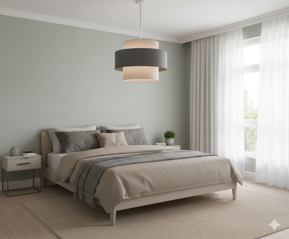Ceiling Lamp - Grey & Beige YLMMP-7 1