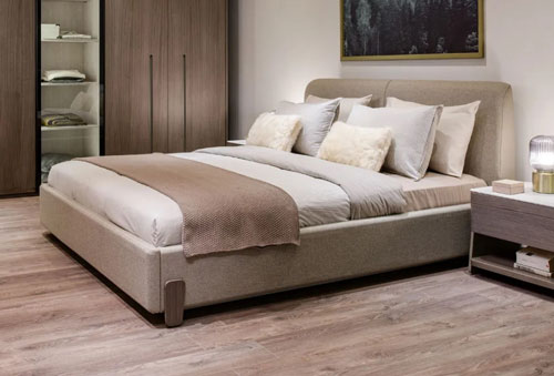 Elena Bed Fully Upholstered 160cm 0