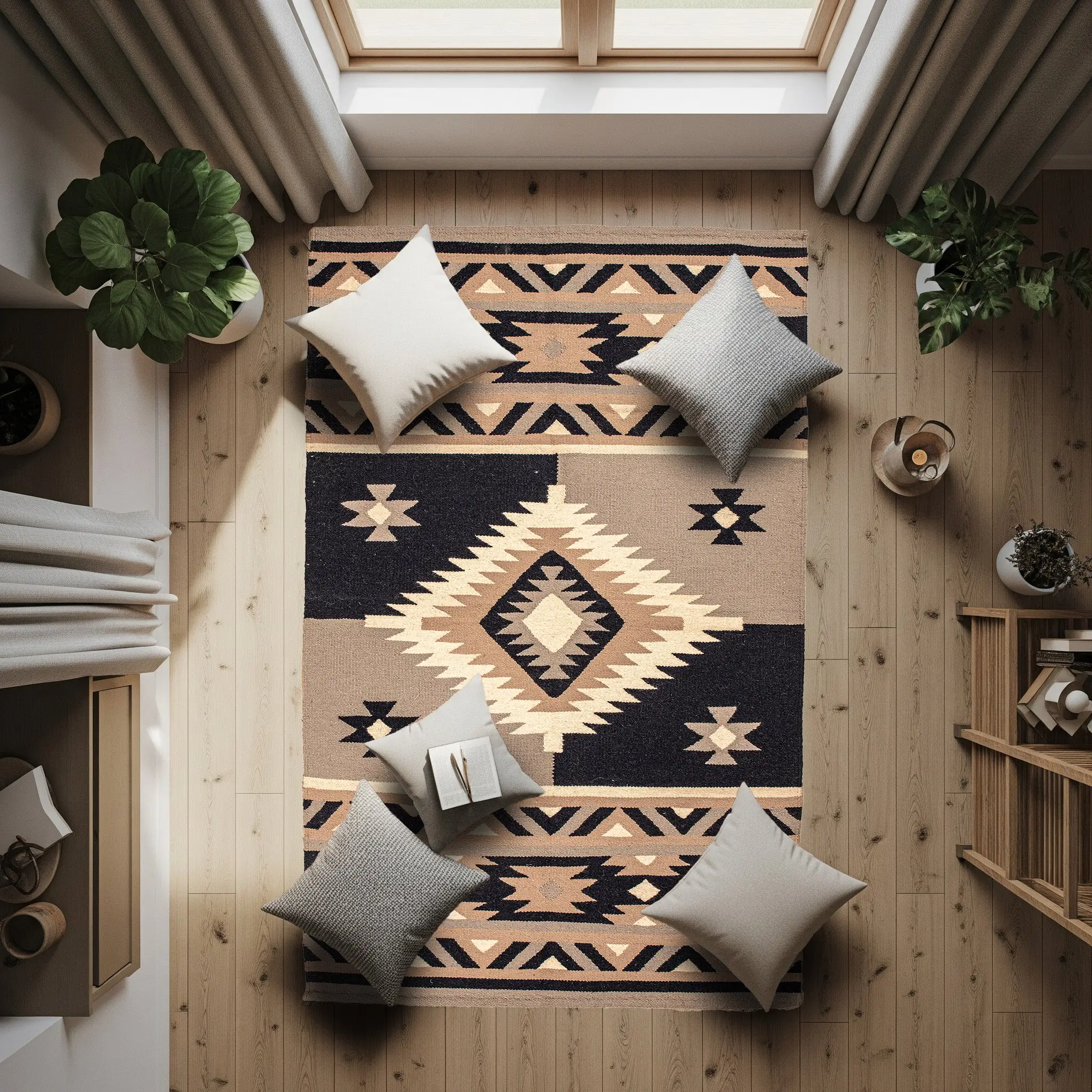 Regal Threads - Handmade Wool Kilim Rug 2