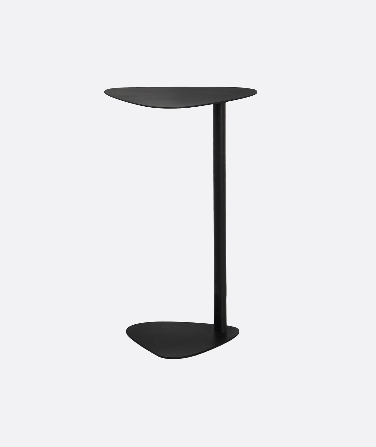 Black Steel Side Table – Triangle Top 1