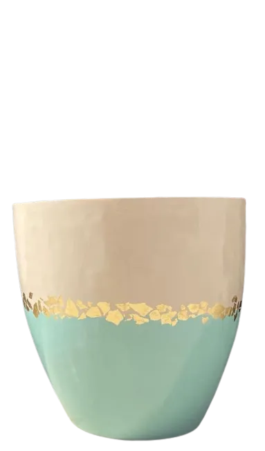 Gold Fiber Glass Blue Collection 0