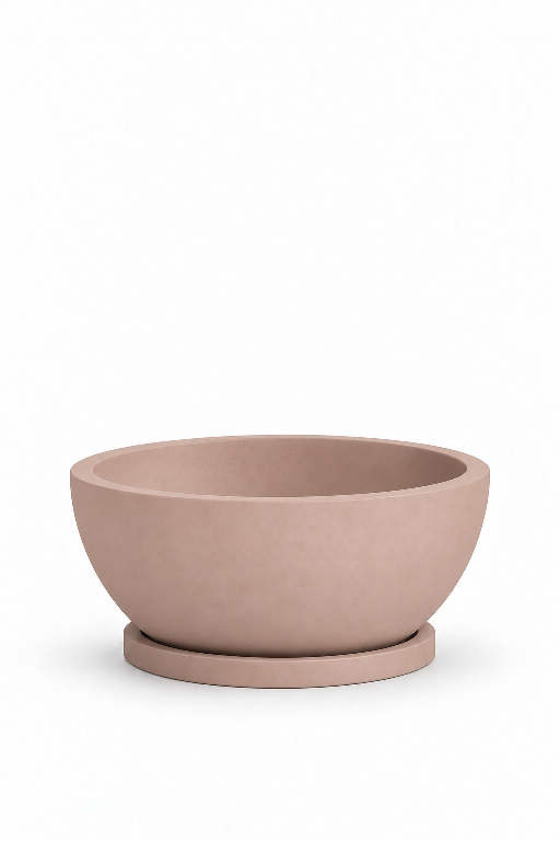 Orbit Bowl Fiberglass Planter