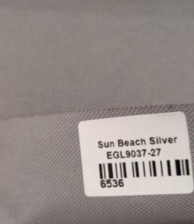 Sun Beach Silver-Outdoor Fabric 0