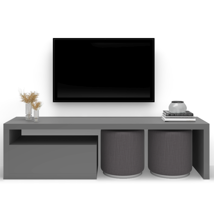 Maze Functional TV Unit With Built-In Seating 4