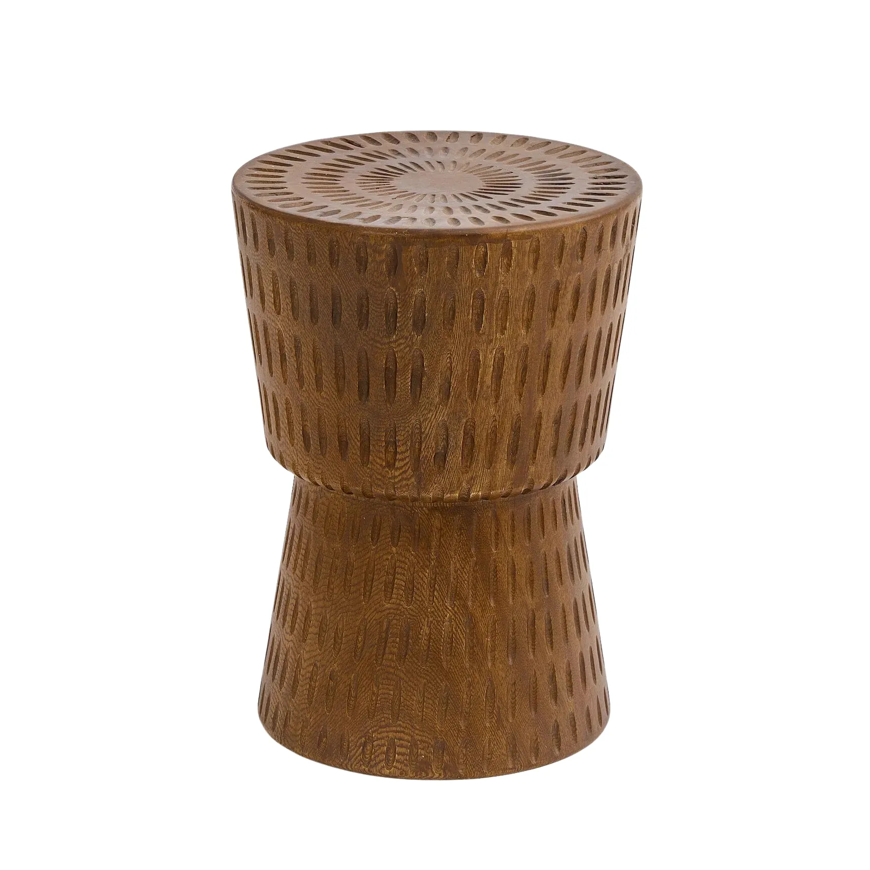 New Rook Side Table - Massive Beech Wood - Round Design image