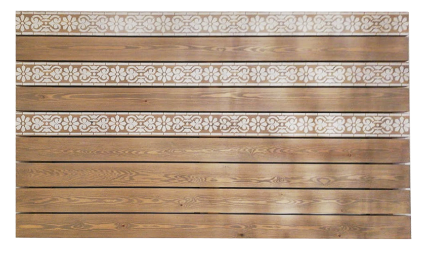 Sabras Patterned Headboard - High Quality Wood Structure image