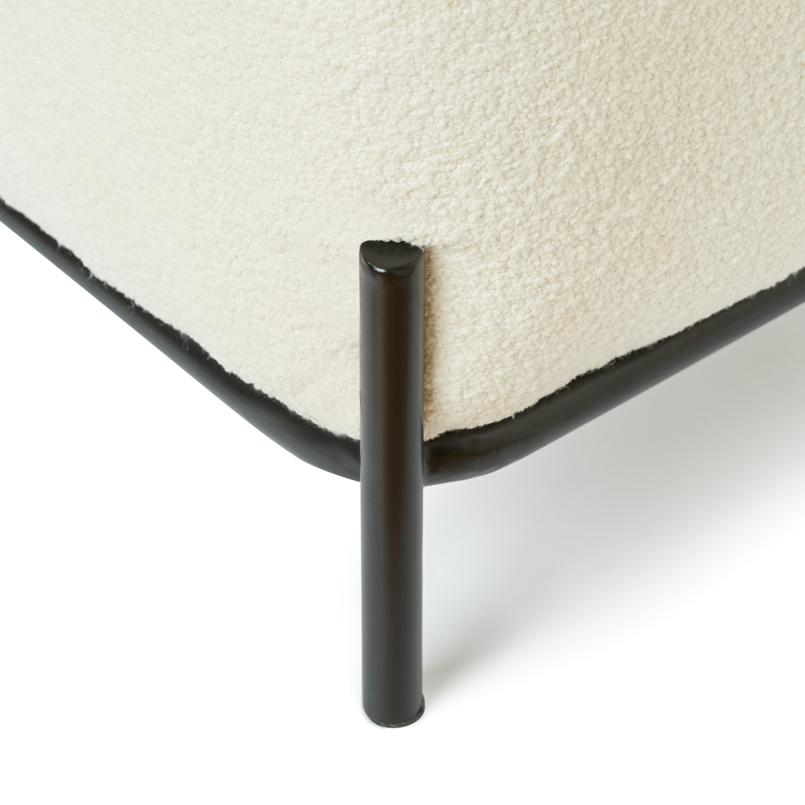 Quadra Legged Square Pouf 1