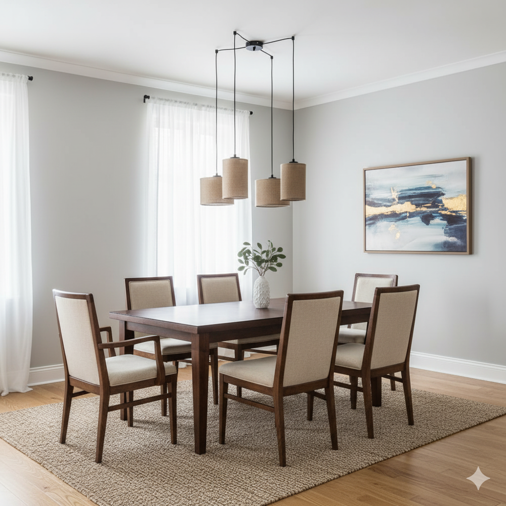 Beige and Black Ceiling Lamp - YL1149 1