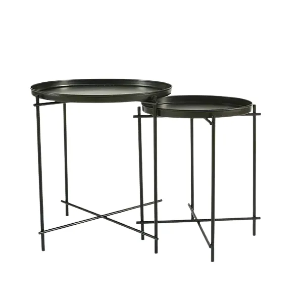 Gemini Side Table AG1014 - Set of 2 - Removable Top Tray image