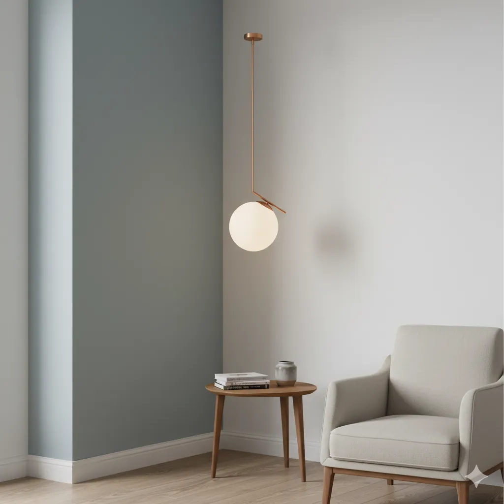 Ellie Pendant - White & Gold - YL0092 1