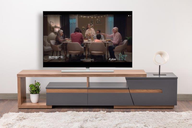 Modern LCD  TV Unit With Chipboard Wood and Insulating Outer Layer 0