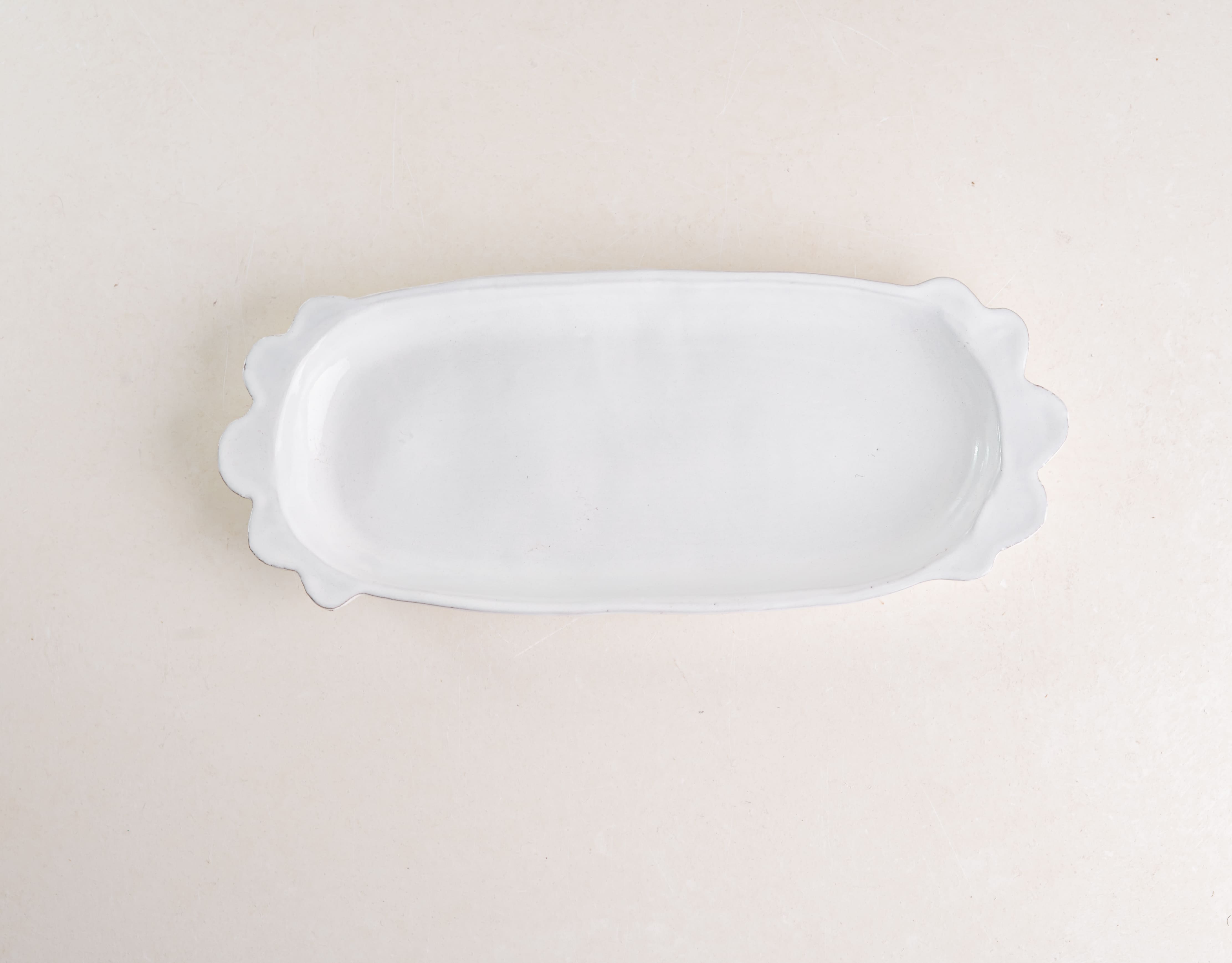 Chinka Flat Serving in White 3